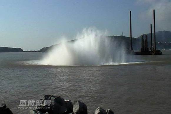 秦山核电站外围爆破