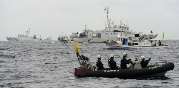 日称中国海监渔政轮班执法钓鱼岛 不理日方警告 日称中国海监渔政轮班执法钓鱼岛 不理日方警告
