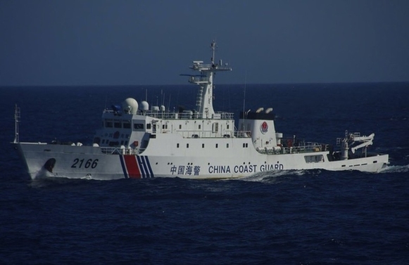高清：我海警船第一次现身钓鱼岛海域【5】