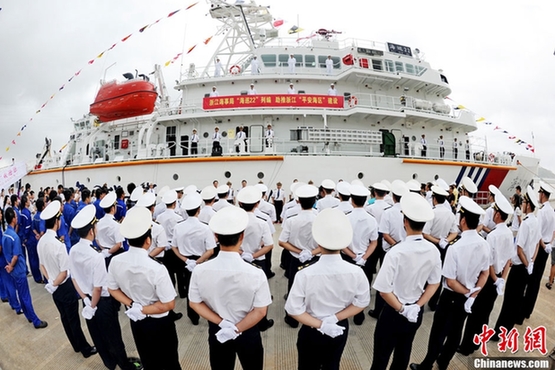 高清：中国2700吨级海巡船列编 可巡航钓鱼岛南海