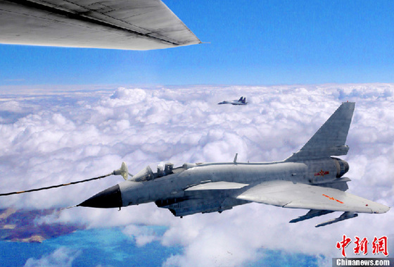 沈空航空兵某团完成国产新型战机空中加油普训