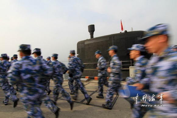 高清：北海舰队出动新型战舰警戒机在黄海实弹演练【8】