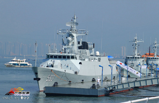 2013年海军入列大量主战舰 056级成数量冠军