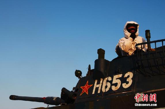 中国海军陆战队进行实战训练